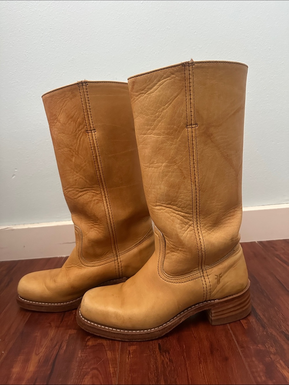 Frye Campus Boot 14L Banana Size 8.5 - Picture 4 of 11